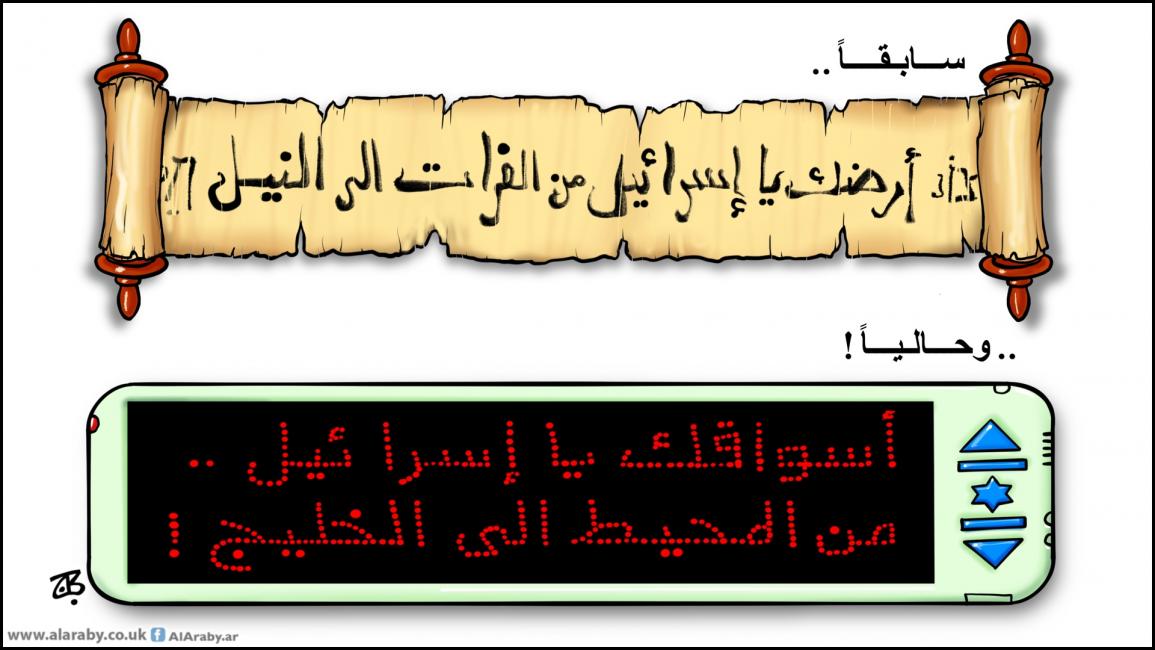 كاريكاتير ارضك يا اسرائيل / حجاج