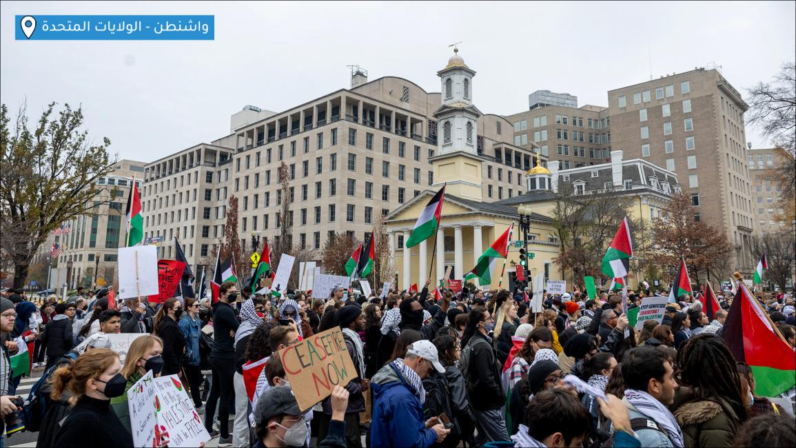 مسيرات التضامن مع فلسطين تطوف دول العالم