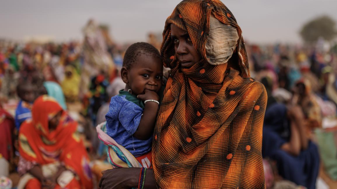 معاناة النزوح (دان كيتوود/ Getty)