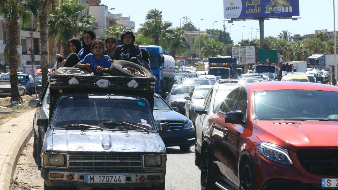 صيدا… أزمة إنسانية متصاعدة مع تدفق النازحين من الجنوب اللبناني