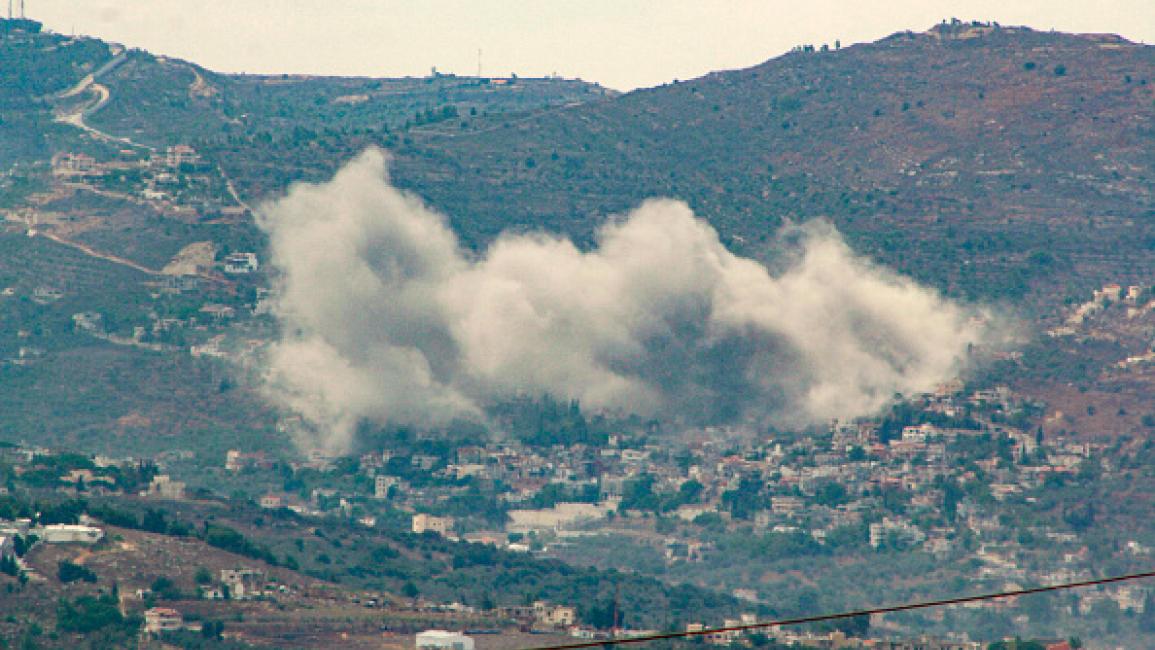 قصف على كفر كلا جنوبي لبنان (Getty)