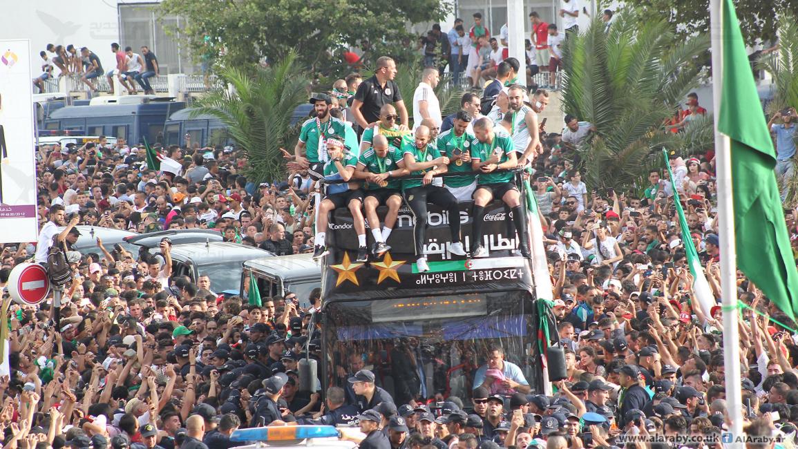 استقبالٌ أسطوري لمنتخب الخضر في الجزائر