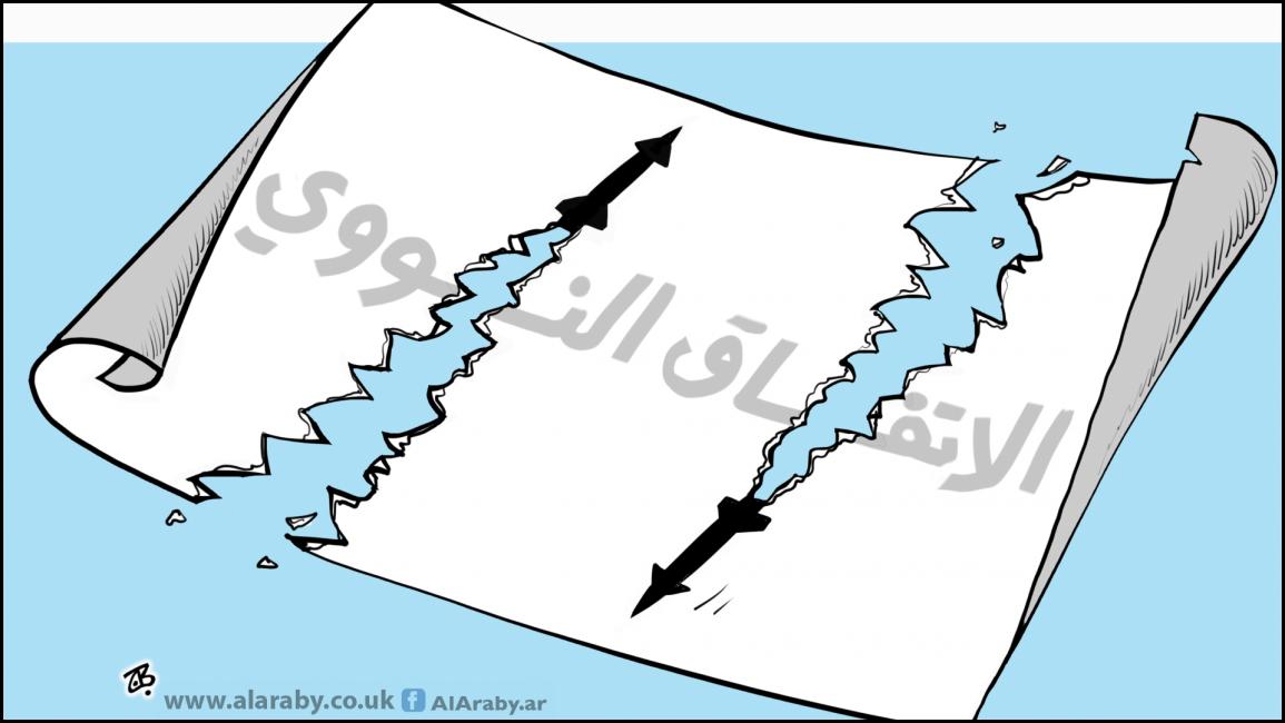 كاريكاتير الاتفاق النووي / حجاج