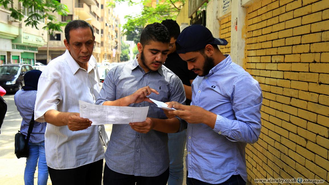 بدء امتحانات الثانوية العامة بمدرسة المنيرة الاعدادية بنين