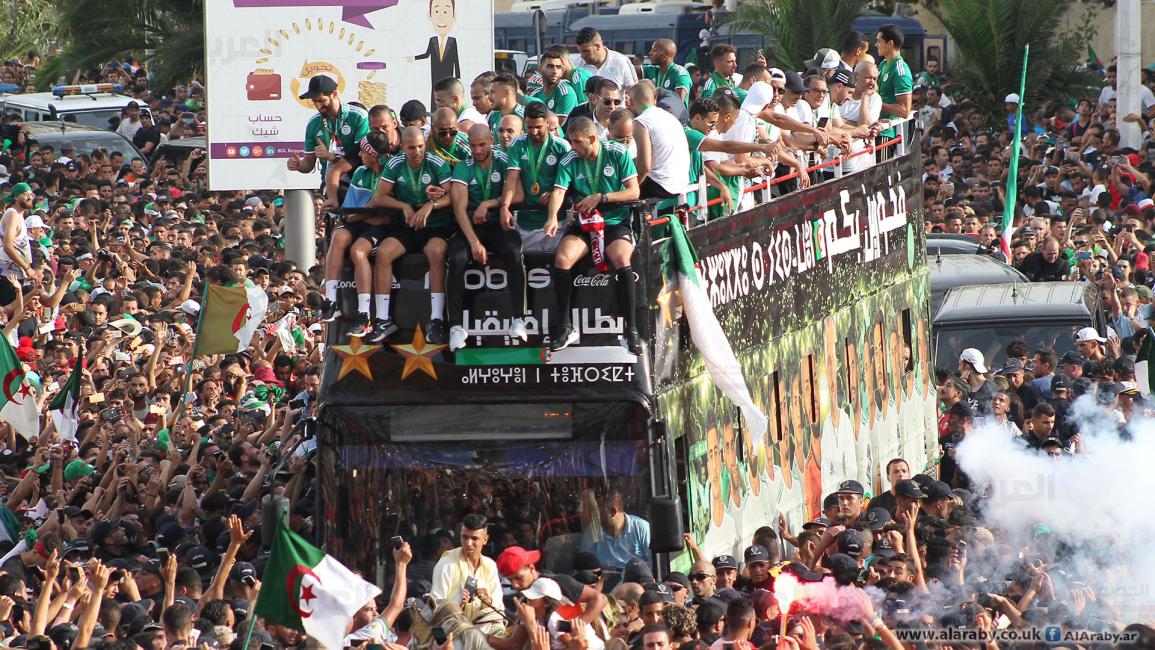 استقبالٌ أسطوري لمنتخب الخضر في الجزائر