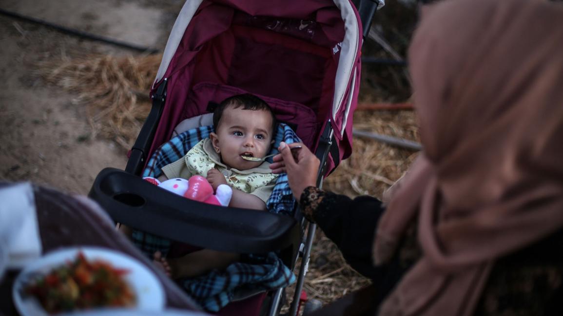 الإفطار على الأنقاض في غزة 