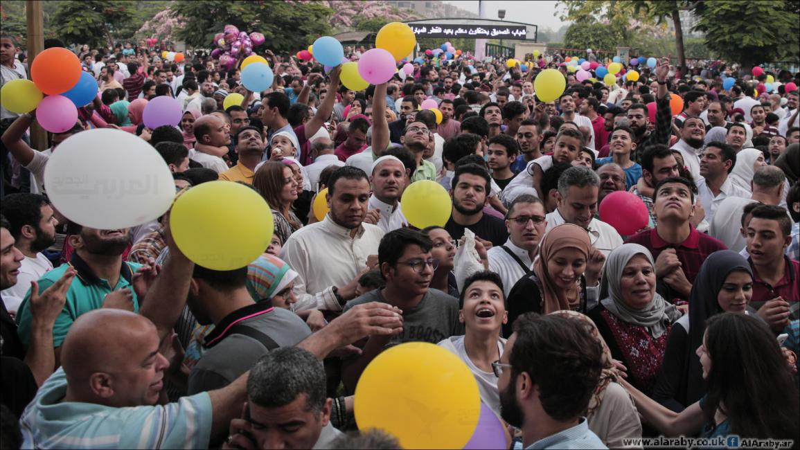 أجواء صلاة عيد الفطر بمسجد أبو بكر الصديق بشيراتون