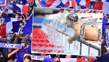 TOKYO, JAPAN - AUGUST 30: Laurent Chardard of Team France competes Men's 50m Butterfly - S6 on day 6 of the Tokyo 2020 Paralympic Games at Tokyo Aquatics Centre on August 30, 2021 in Tokyo, Japan. (Photo by Lintao Zhang/Getty Images)