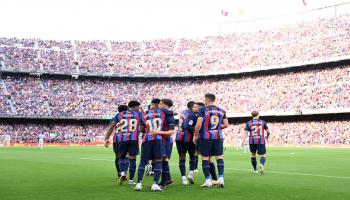 barcelona celebrate la liga