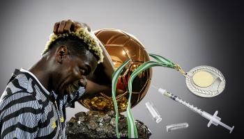 Paul Pogba of Juventus FC reacts during the Serie A Tim match between Empoli FC and Juventus FC at Stadio Carlo Castellani on September 3, 2023 in Empoli, Italy. (Photo by Giuseppe Maffia/NurPhoto via Getty Images)