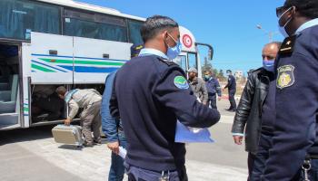 tunisia police bus