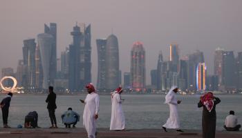 جانب من العاصمة القطرية الدوحة (getty)