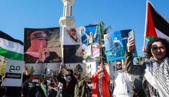 يمثل الطلاب أغلبية في الحراك الشعبي الأردني (خليل مزرعاوي/فرانس برس)