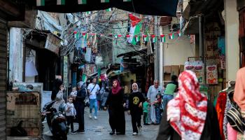 في مخيم شاتيلا للاجئين الفلسطينيين في لبنان - 7 نوفمبر 2023 (أحمد الربيعي/ فرانس برس)