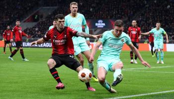 Getty-AC Milan v Slavia Praha: Round of 16 First Leg - UEFA Europa League 