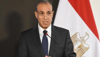 وزير خارجية مصر بدر عبد العاطي في مؤتمر صحافي / 6 أغسطس 2024 (Getty)