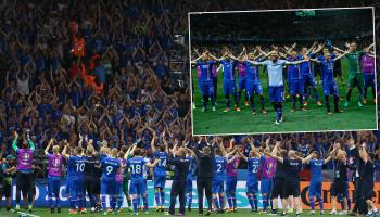 Iceland fans