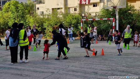 نشاط بدني للأطفال في صيدا (العربي الجديد)